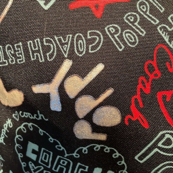 Coach Poppy Black Canvas & Bronze Metallic Leather Shoulder Bag Like New! - Picture 7 of 12